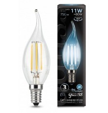 Лампа светодиодная Gauss LED Filament E14 11Вт 4100K 104801211