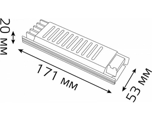 Блок питания Gauss 12V 60W IP20 202001060