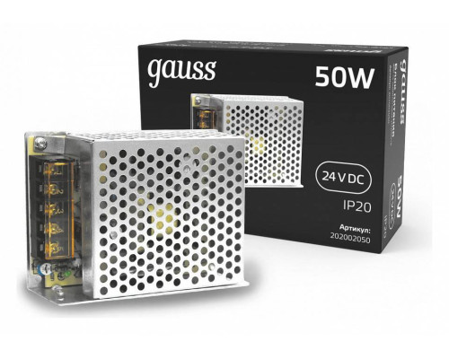 Блок питания Gauss 12V 50W IP67 202002050