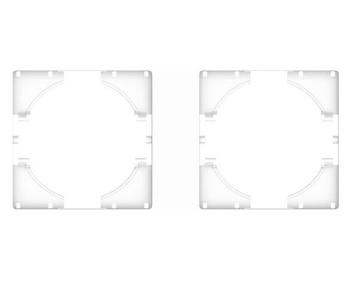 Рамка на 2 поста Gusi Electric CITY С1112-001