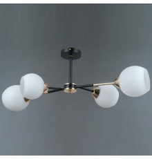 Люстра на штанге ILLUMICO LIBRA IL0715-4CSQ-24 BK GD LIBRA
