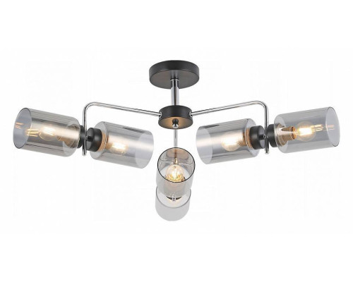 Люстра на штанге ILLUMICO  IL8249-6COU-79 BK CR