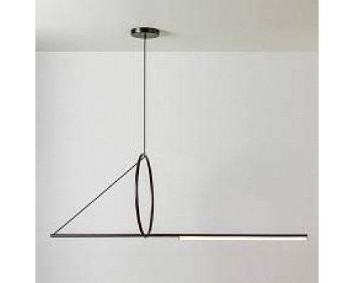 Подвесной светильник Imperiumloft Suspension Cercle Et Trait – Graphite Satine 40.1282-0