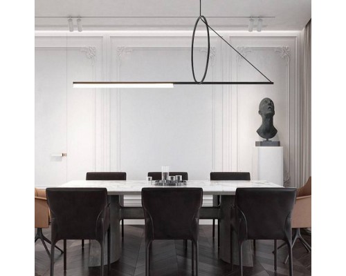 Подвесной светильник Imperiumloft Suspension Cercle Et Trait – Graphite Satine 40.1282-0