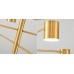 Люстра на штанге Imperiumloft Led Lighting Gold 8 Lampholders 40.2701-0