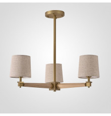Люстра на штанге Imperiumloft Jorgenson Beige/Light wood STAVRA01