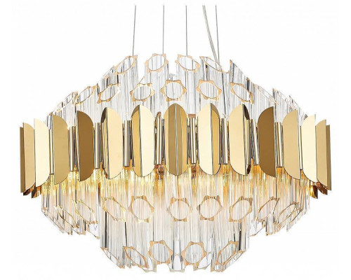 Подвесная люстра Natali Kovaltseva Rivera 81443/8C GOLD