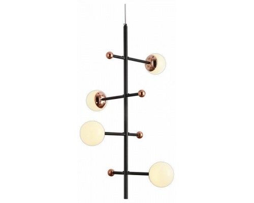 Люстра на штанге Natali Kovaltseva LOFT LED LED LAMPS 81338 GOLD BLACK