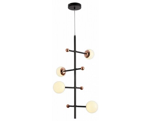 Люстра на штанге Natali Kovaltseva LOFT LED LED LAMPS 81338 GOLD BLACK