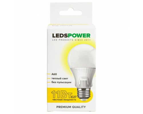 Лампа светодиодная LEDS POWER A60 006628