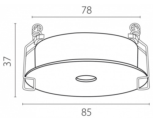 Рамка на 1 светильник Lightstar Spira 074206-12