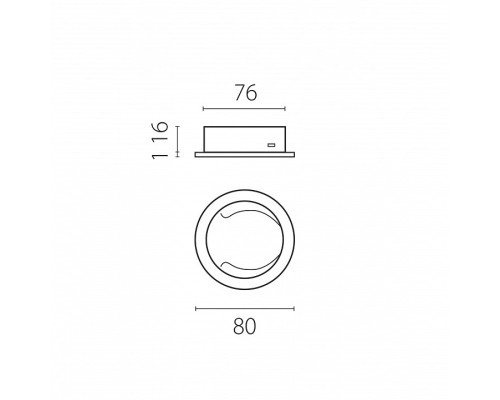 Рамка накладная для светильника Lightstar Rullo 204487