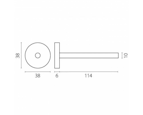 Основание на штанге Lightstar Linea 506479