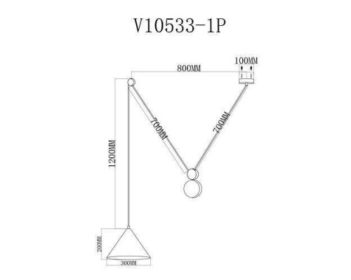 Подвесной светильник Moderli Plano V10533-1P