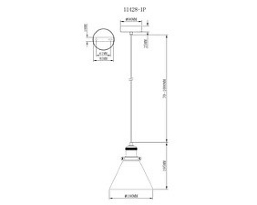 Подвесной светильник Moderli Single V11428-1P