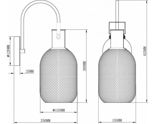 Бра Moderli Alina V2800-1W