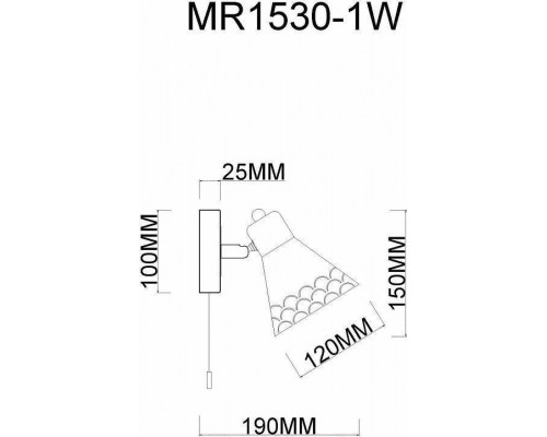 Бра MyFar Chilly MR1530-1W