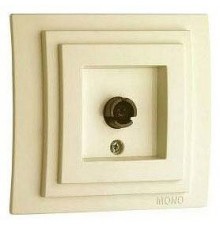 ТВ-розетка Mono Electric Larissa 103-171705-138