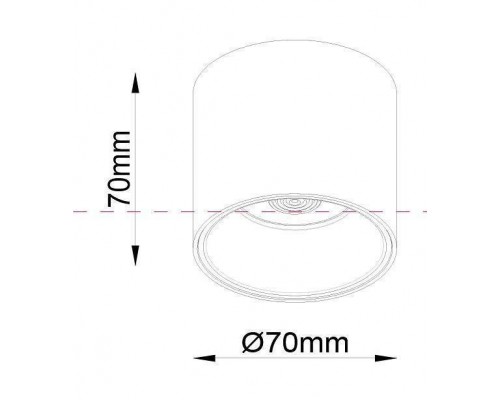 Накладной светильник Maytoni Alfa LED C064CL-L12W3K