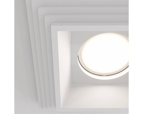 Встраиваемый светильник Maytoni Gyps Modern DL005-1-01-W-1