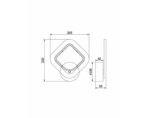 Накладной светильник Freya  FR10020WL-L7W