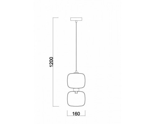 Подвесной светильник Freya Lumen FR5215PL-01CH