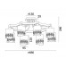 Потолочная люстра Freya Tasmania FR5475CL-08CH