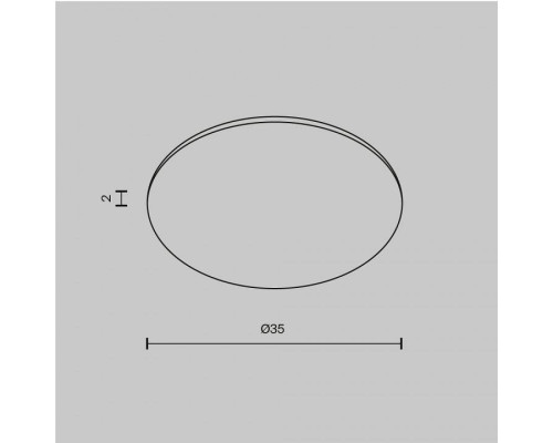 Линза Maytoni Dip Glass001-D35