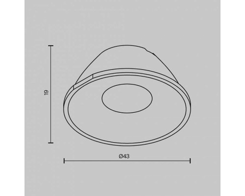 Линза Maytoni Accessories LensCD43-36