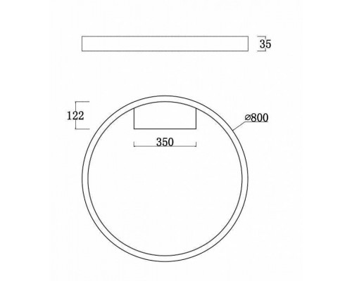 Накладной светильник Maytoni Rim MOD058CL-L50B4K