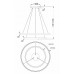 Подвесной светильник Maytoni Rim MOD058PL-L74BS4K