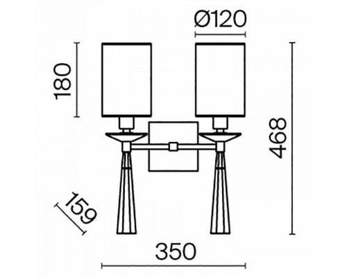 Бра Maytoni Bianco MOD224WL-02BS1