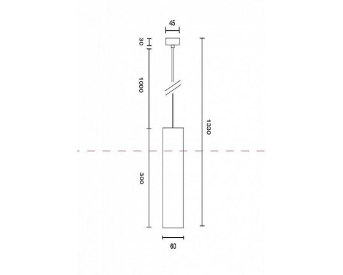 Подвесной светильник Maytoni Focus P075PL-01B