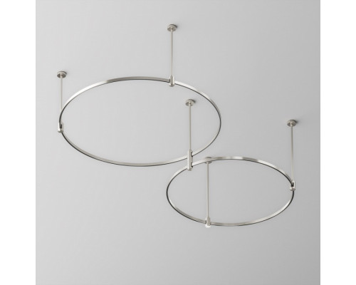 Шинопровод трековый накладной Maytoni Flarity круглый D800 мм латунь TRX154-R-D800-PT