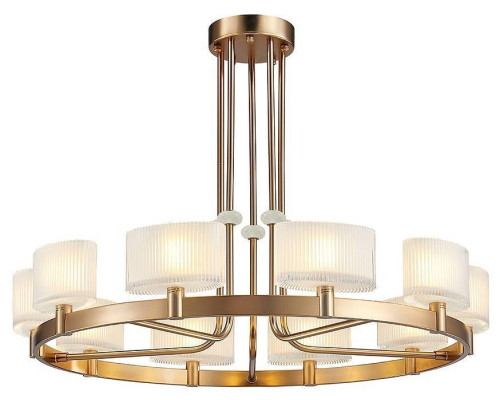 Люстра на штанге Newport 4330 4338+2/C new gold