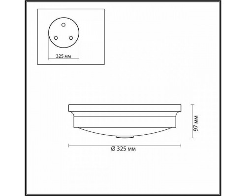 Накладной светильник Odeon Light Marsei 4824/3C