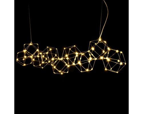 Подвесная люстра O-LUCE Bjork в линию без вставок 10964-5