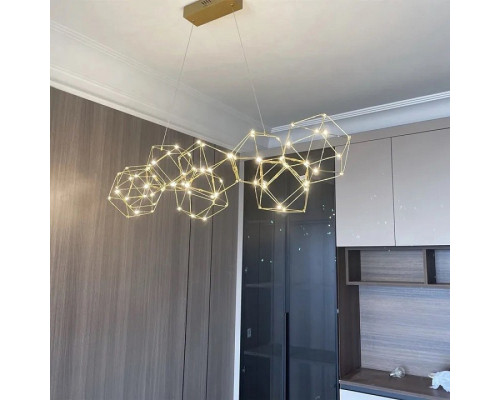 Подвесная люстра O-LUCE Bjork в линию без вставок 10964-5