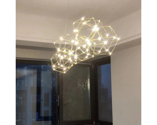 Подвесная люстра O-LUCE Bjork в линию без вставок 10964-5