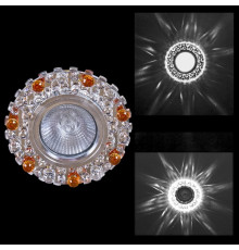 Встраиваемый светильник  00755-9.0-001CN MR16+LED3W CL+TEA