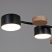 Люстра на штанге De Markt 03758-0.3-06 6xGX53 черный/дерево 03758-0.3-06 BK+WOOD GX53