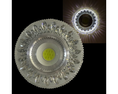 Встраиваемый светильник  42201-9.0-001PL MR16+LED3W CL