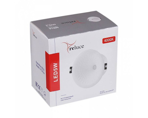 Встраиваемый светильник Reluce  81120-9.0-001 LED5W WT
