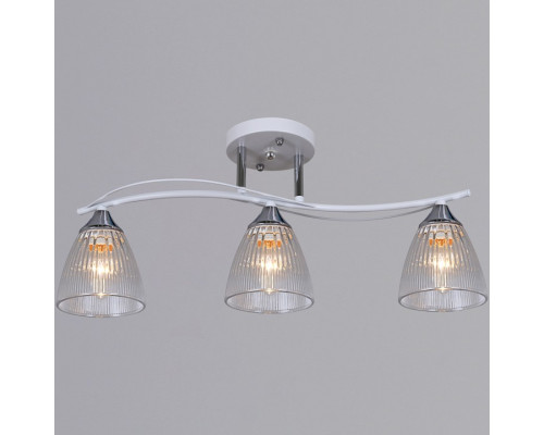 Люстра на штанге De Markt Бремен 3xE27 87360-0.3-03 WH+CR