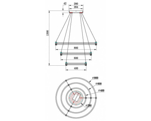 Подвесной светильник Stilfort Tooring 4006/02/03P