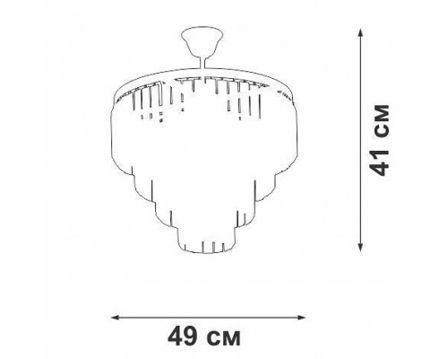 Люстра на штанге Vitaluce V58250 V58250-8/5