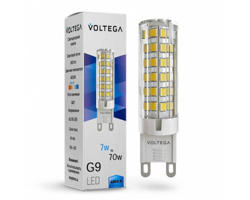 Лампа светодиодная Voltega Capsule G9 7188