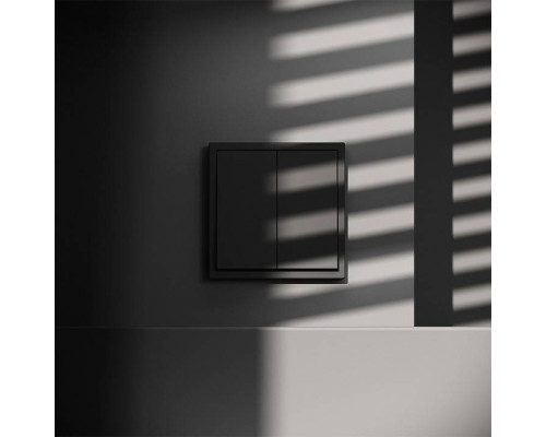 Выключатель двухклавишный без рамки Voltum S70 VLS020108