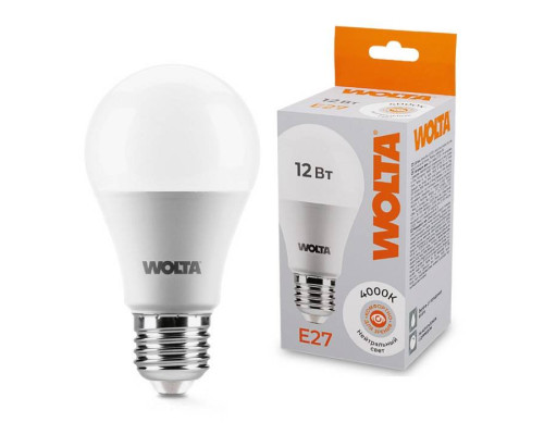 Лампа светодиодная Wolta  E27 12Вт 4000K 25S60BL12E27