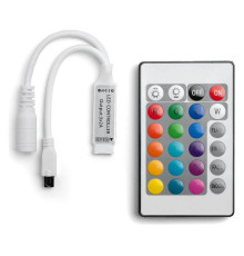 Контроллер-регулятор цвета RGBW с пультом ДУ Wolta  WLC-CP/04